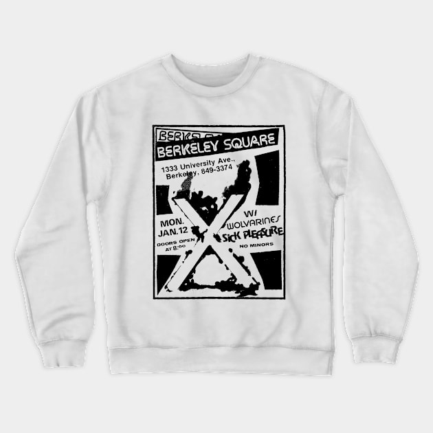 X Punk Flyer Crewneck Sweatshirt by Punk Flyer Archive